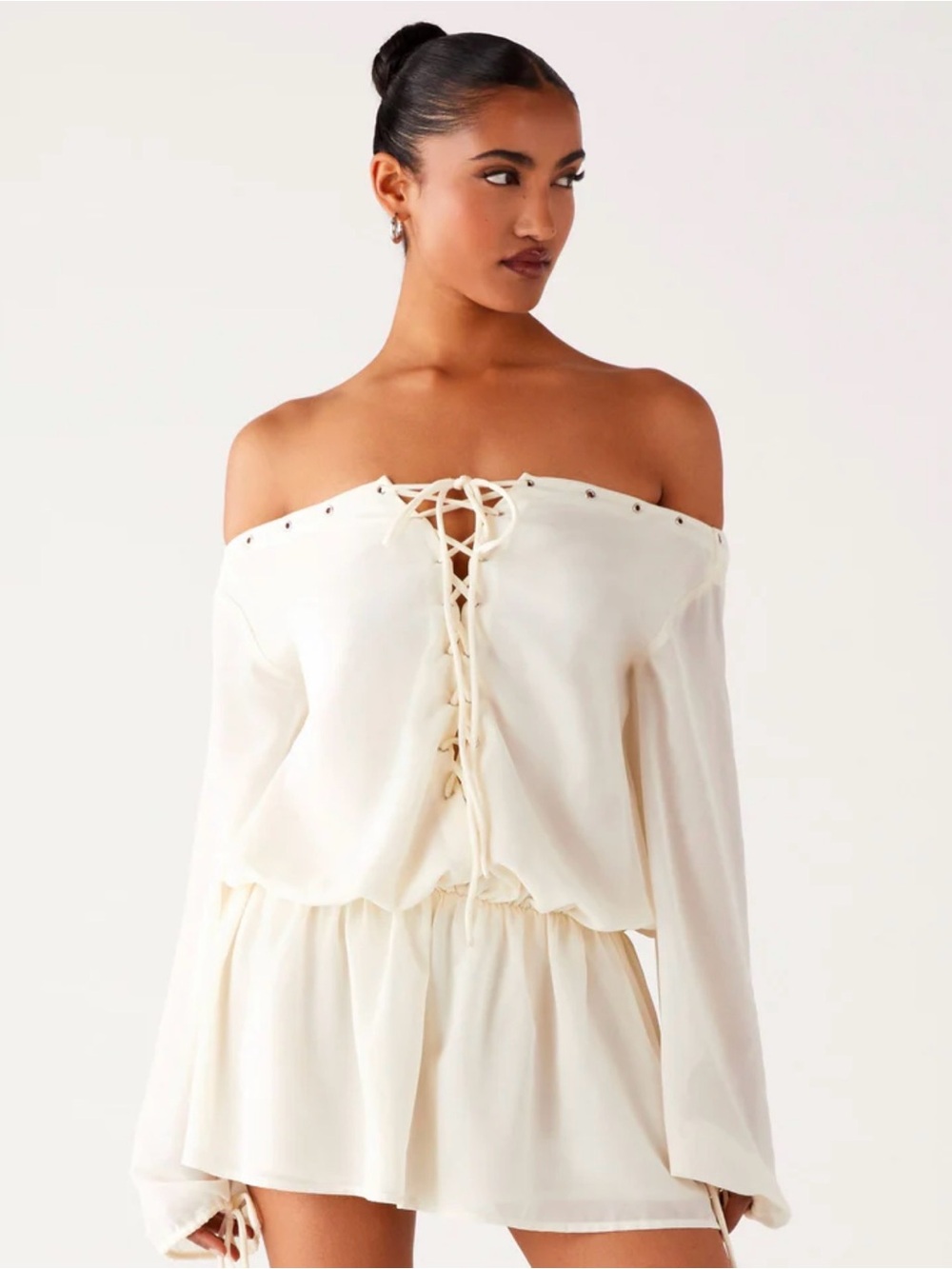Peppermayo Cream Ivory Mini Dress NWT